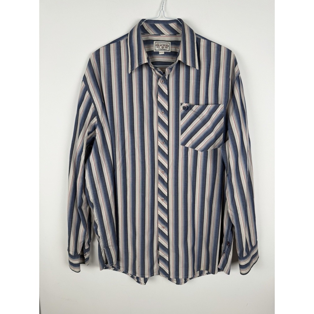 Phat‎ Farm Striped XXL Mens Button Up Long Sleeve Shirt
